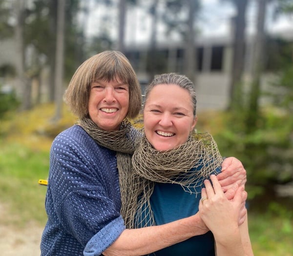 Lissa Hunter and Ang at Haystack